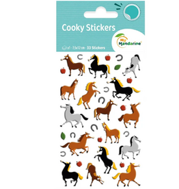 maildor Cooky Stickers Horses 33 stickers