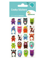 maildor Cooky Stickers Monsters 20 stickers