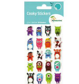 maildor Cooky Stickers Monsters 20 stickers