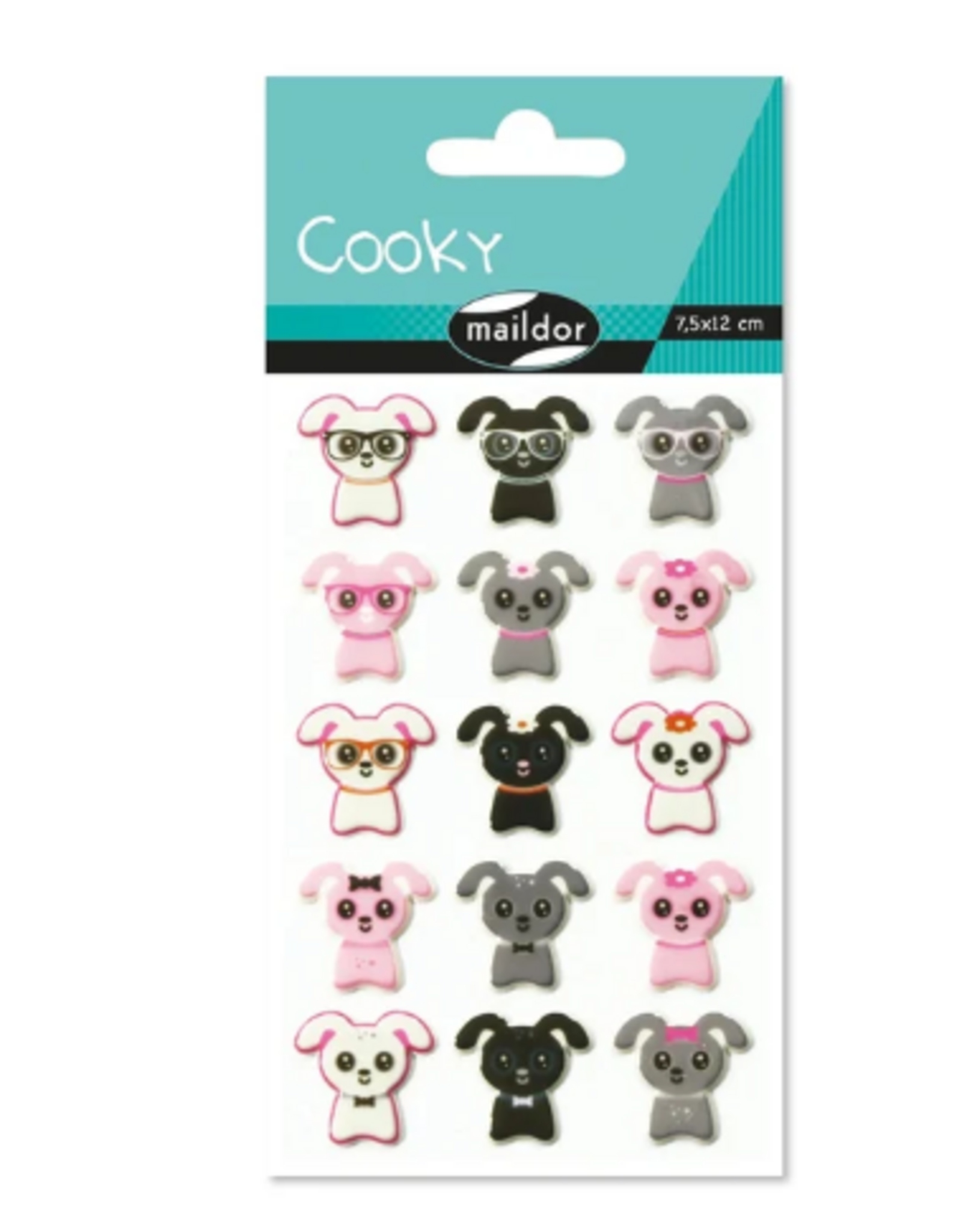 maildor Cooky Stickers Corgies 36 stickers