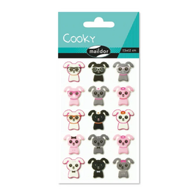 maildor Cooky Stickers Corgies 36 stickers