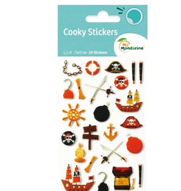 maildor Cooky Stickers Pirates 24 stickers
