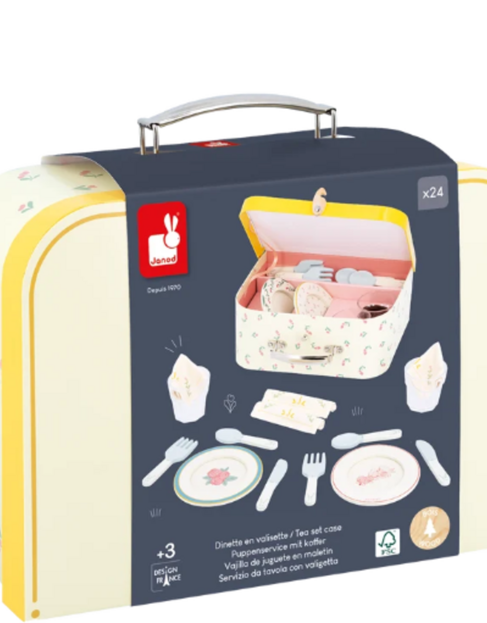 Janod MAMIE SOLEIL - DINNER WARE SUITCASE