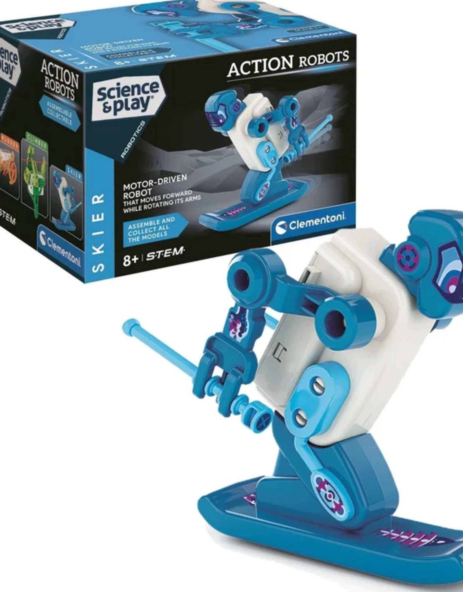 Clementoni SCIENCE & PLAY - EXTREME ROBOT - SKIER