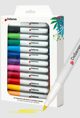 DeSerres 12 BRUSH TIP ACRYLIC MARKERS
