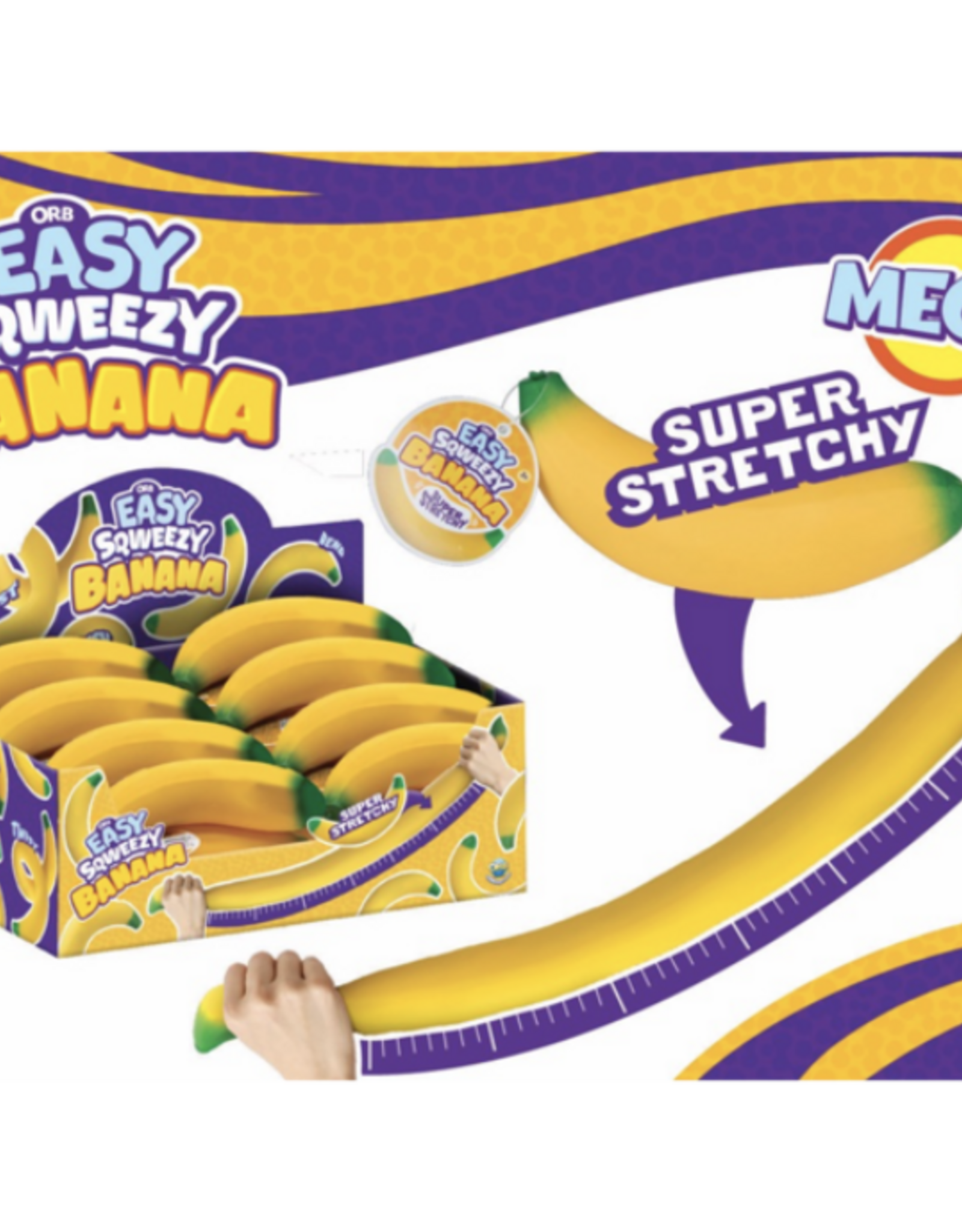 ORBtoys Easy Sqweezy Mega Banana