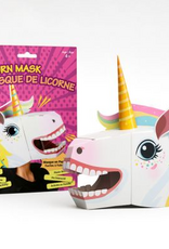 3D Paper Mask 3D Paper Craft Unicorn Mask - Easy DIY Kids Mask Gift