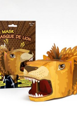 3D Paper Mask 3D Paper Craft Lion Mask - Easy DIY Kids Mask Gift