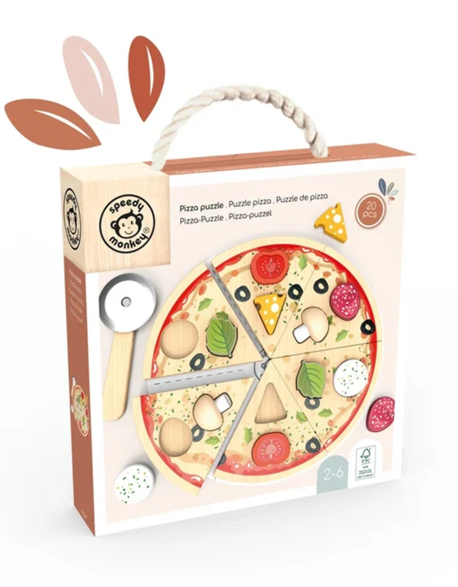 Speedy Monkey Speedy Monkey - Pizza Puzzle