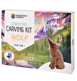 Studiostone Creative Wolf Soapstone Carving Kit