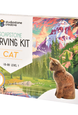 Studiostone Creative Cat Soapstone Carving Kit