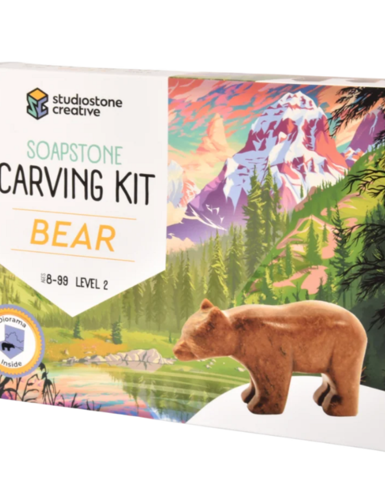 Studiostone Creative Bear Soapstone Carving Kit