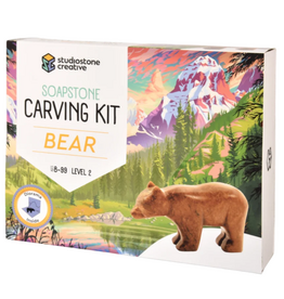 Studiostone Creative Bear Soapstone Carving Kit