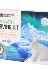 Studiostone Creative Arctic Hare Alabaster Carving Kit
