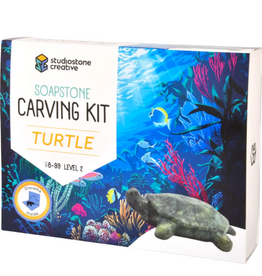 Studiostone Creative Sea Turtle Soapstone Carving Kit