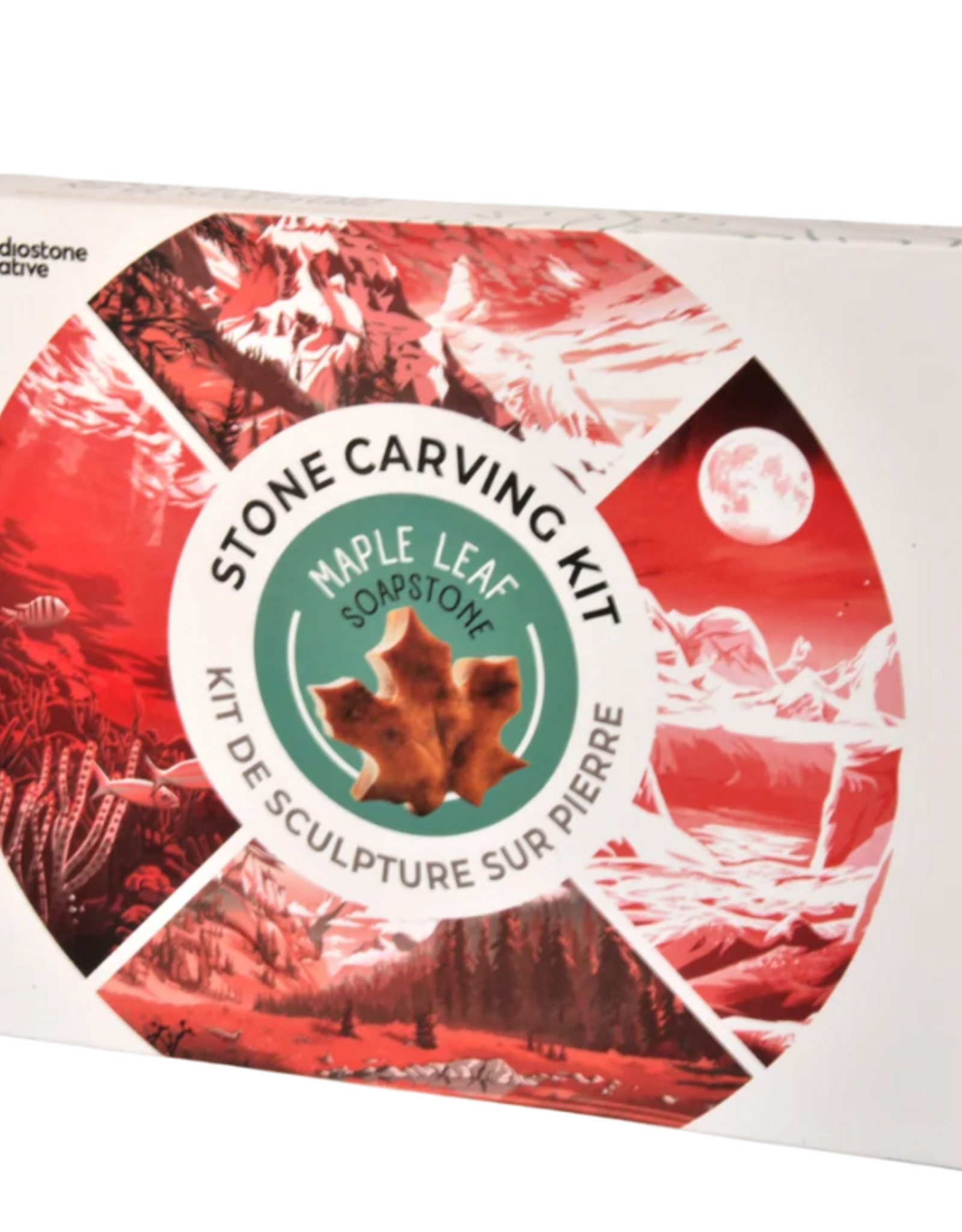 Studiostone Creative Maple Leaf Soapstone Carving Kit