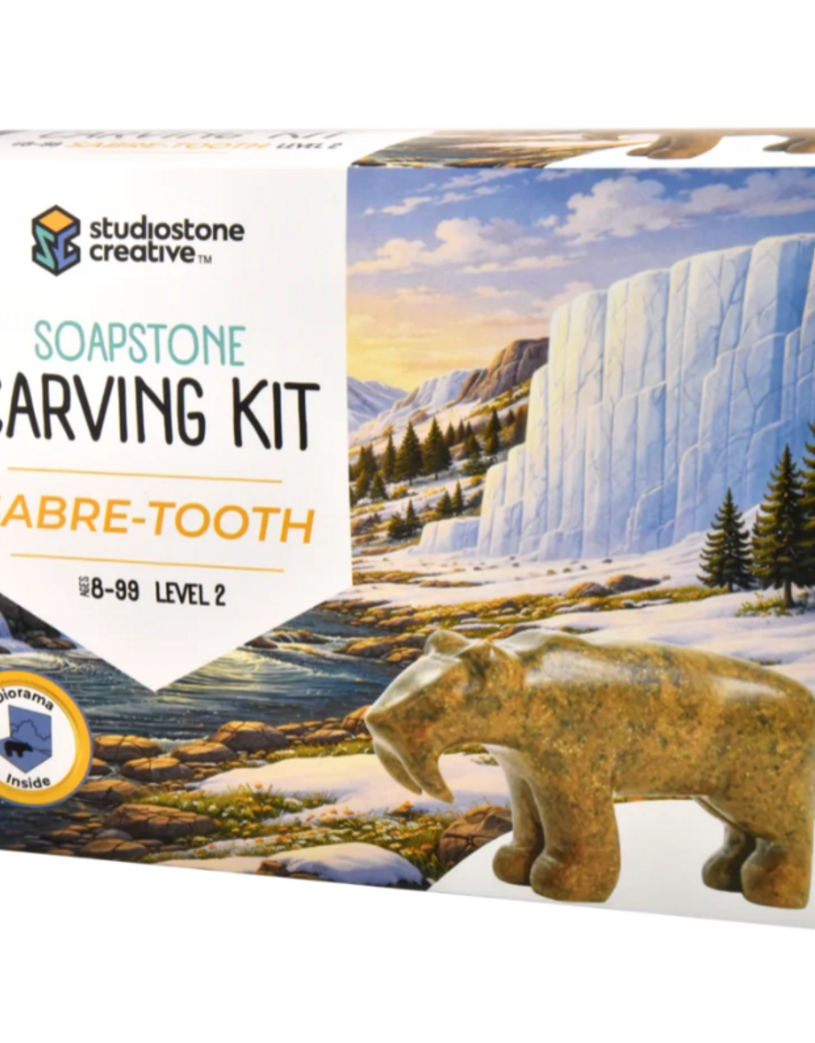 Studiostone Creative Saber-Tooth Soapstone Carving Kit
