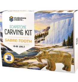 Studiostone Creative Saber-Tooth Soapstone Carving Kit