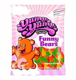 Yumy Yumy Yumy Yumy Funny Bears Peg Bag (Halal)