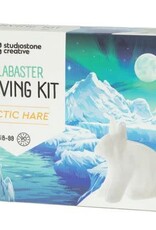 Studiostone Creative Arctic Hare Alabaster Carving Kit