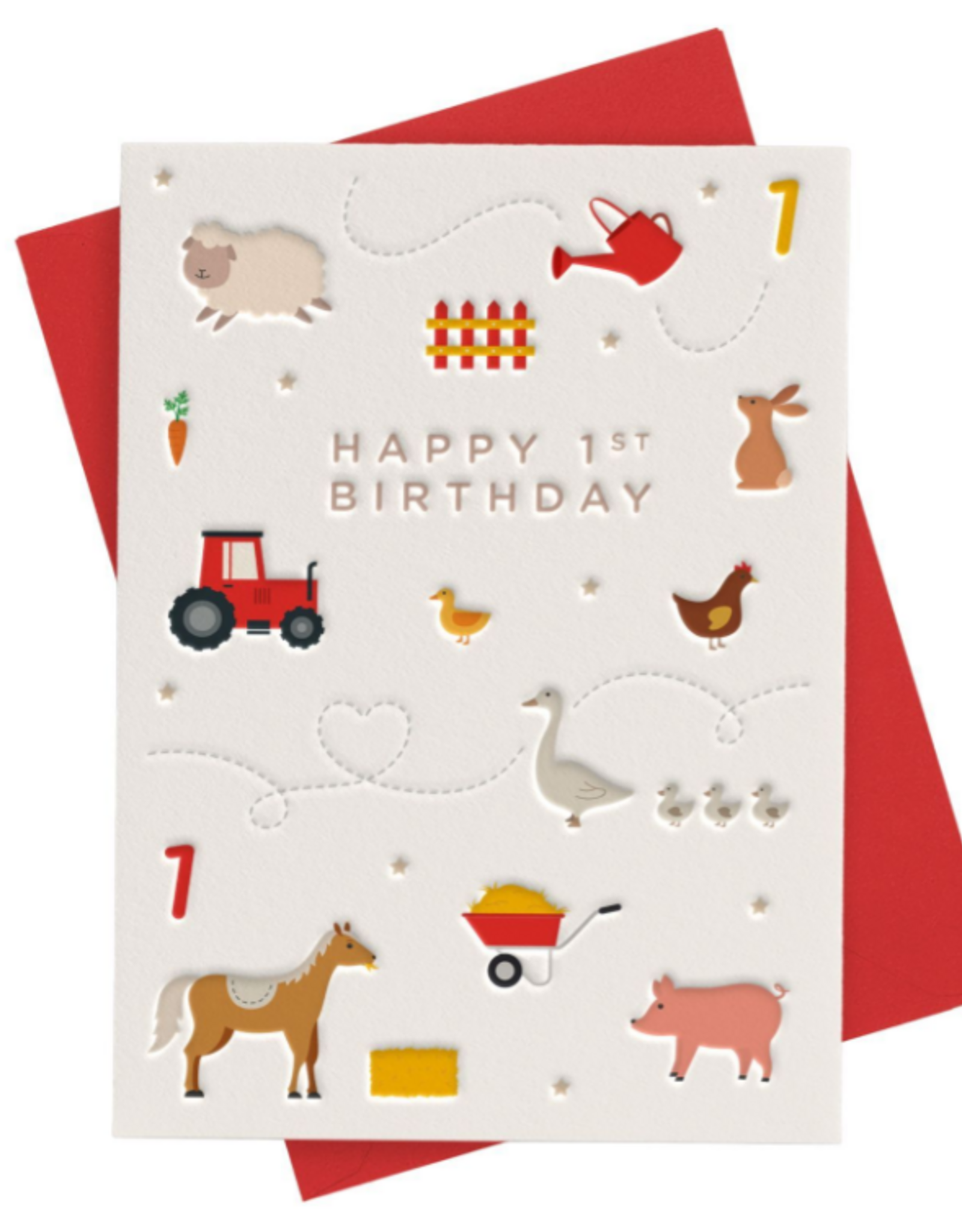 Heyyy Happy 1st Birthday - Farm