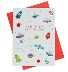 Heyyy Happy 5th Birthday - Space