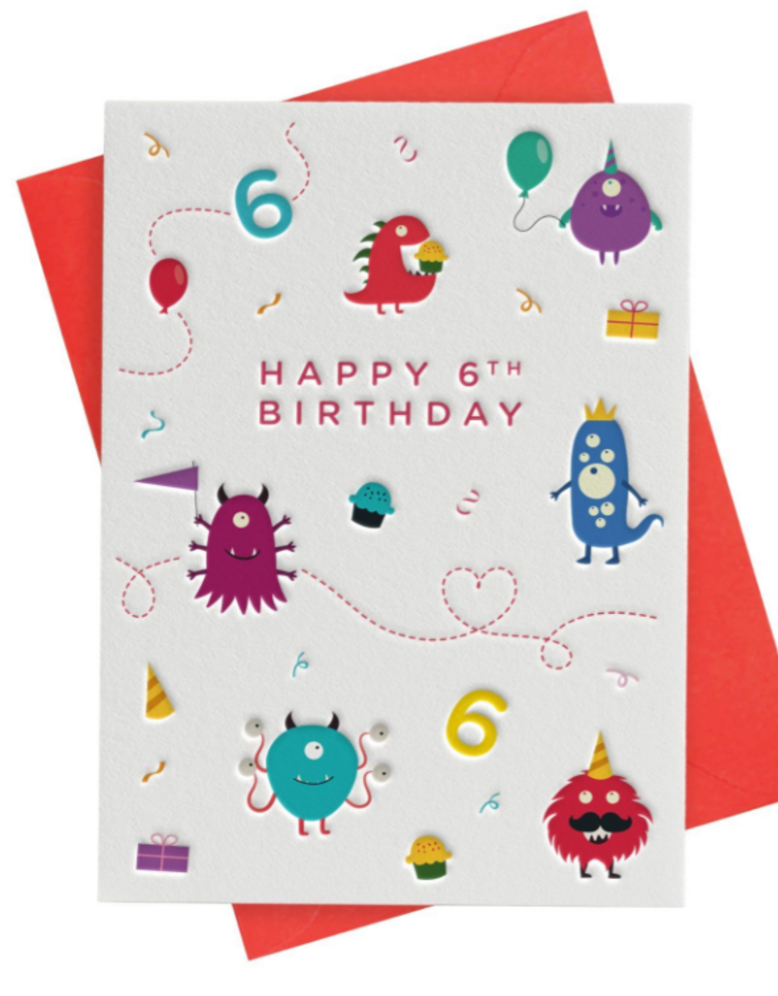 Heyyy Happy 6th Birthday - Monsters