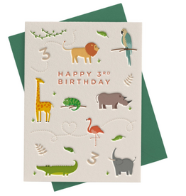 Heyyy Happy 3rd Birthday - Animals