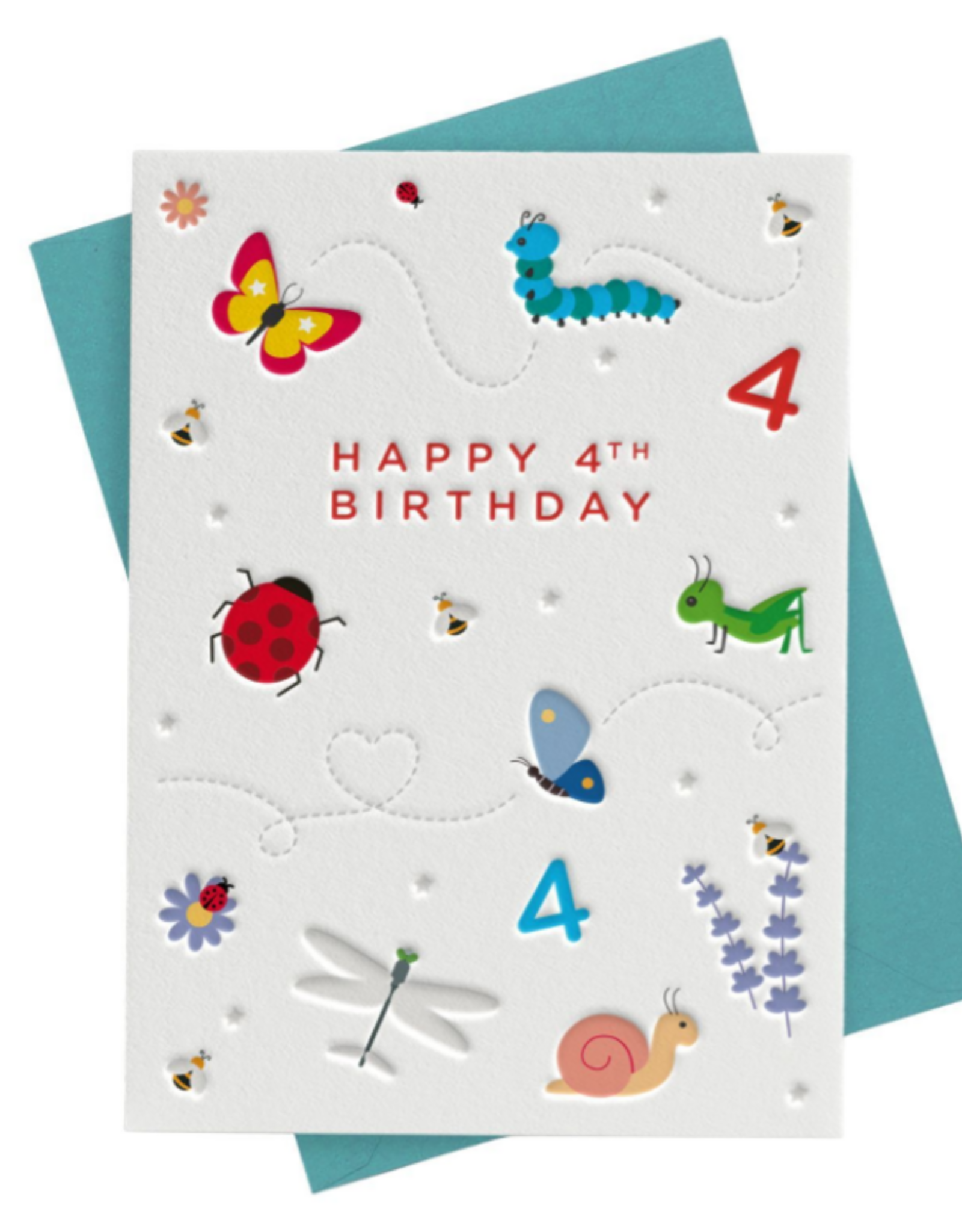 Heyyy Happy 4th Birthday - Insects