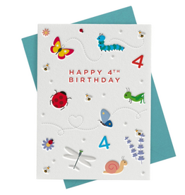 Heyyy Happy 4th Birthday - Insects