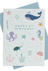 Heyyy Happy 6th Birthday - Sea Animals