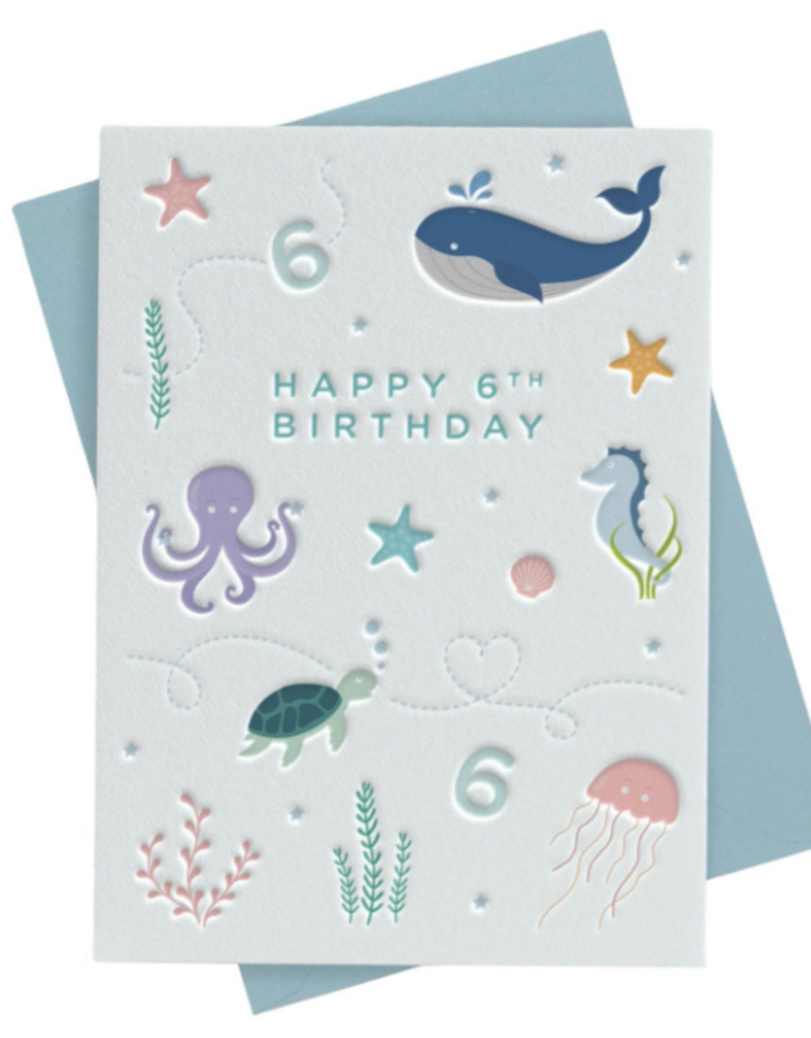 Heyyy Happy 6th Birthday - Sea Animals