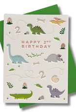 Heyyy Happy 2nd Birthday - Dinosaurs
