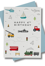 Heyyy Happy 4th Birthday - Transportation