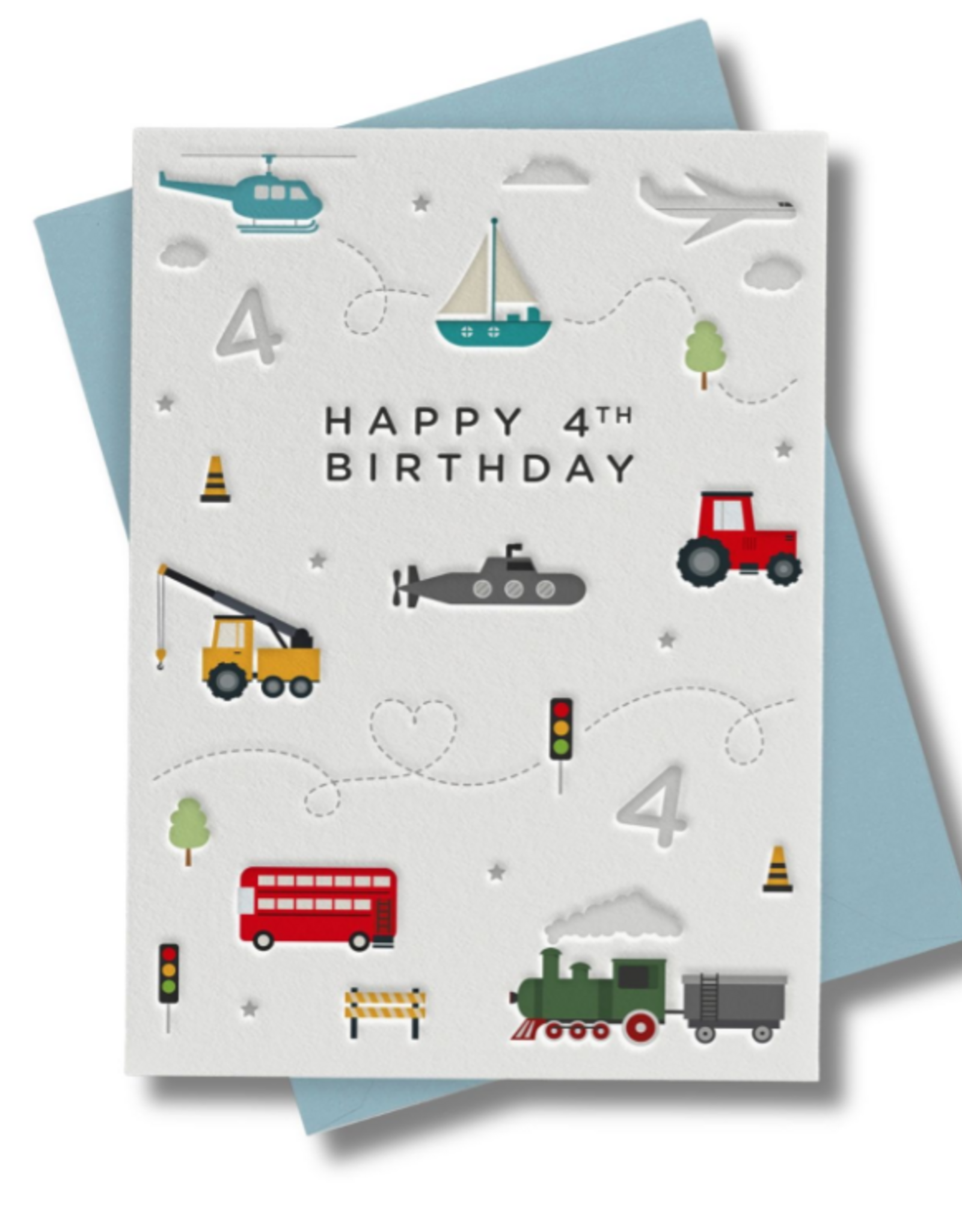 Heyyy Happy 4th Birthday - Transportation