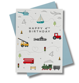 Heyyy Happy 4th Birthday - Transportation