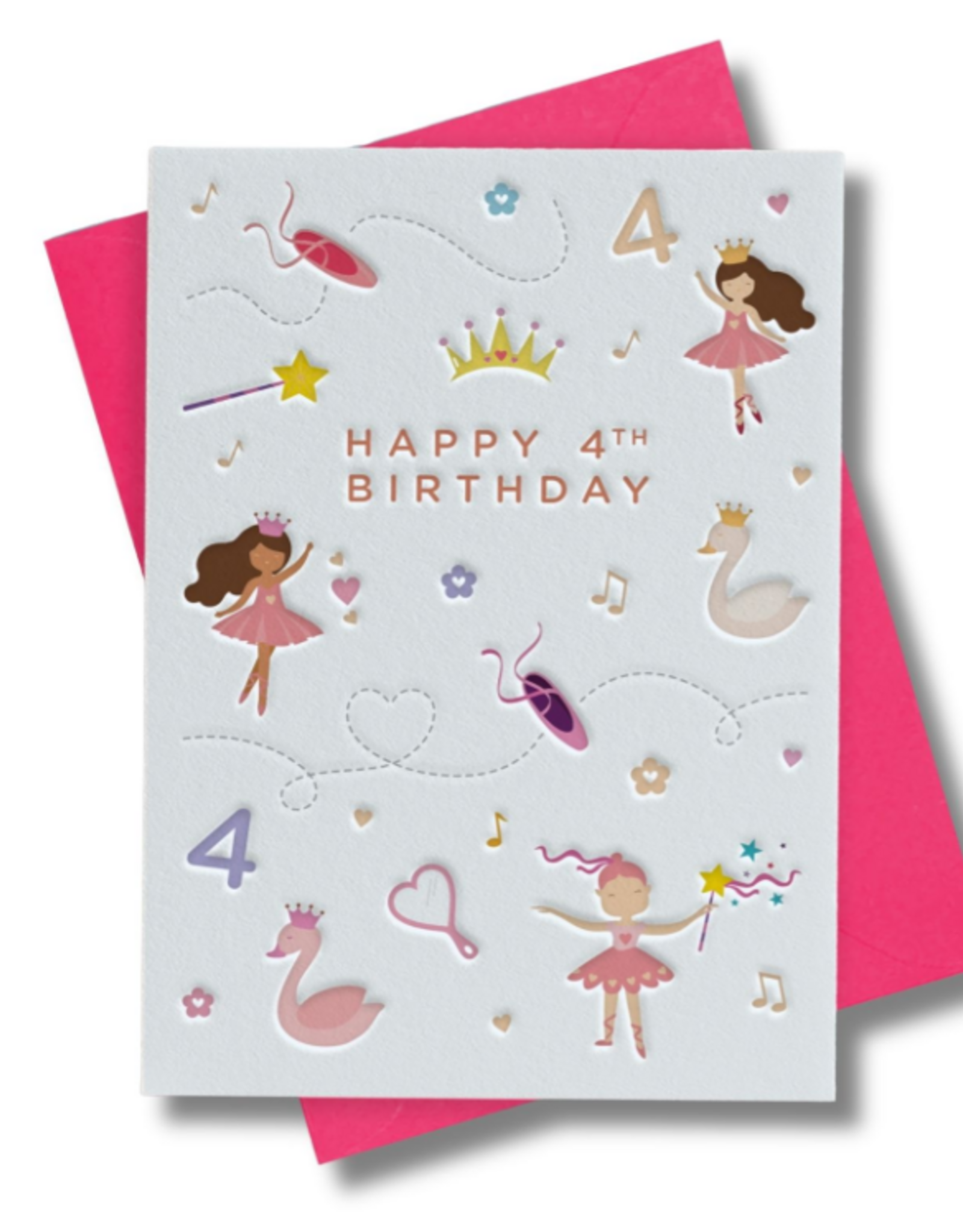Heyyy Happy 4th Birthday - Ballerinas