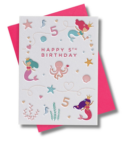 Heyyy Happy 5th Birthday - Mermaids