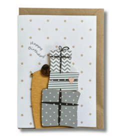 Peskovoi Bear with Presents - Happy Birthday
