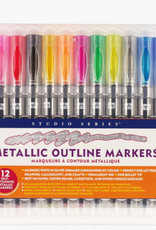 Peter Pauper Press Studio Series Metallic Outline Markers
