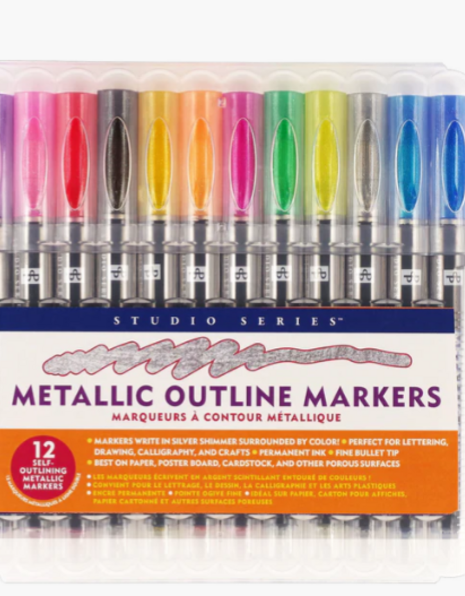 Peter Pauper Press Studio Series Metallic Outline Markers