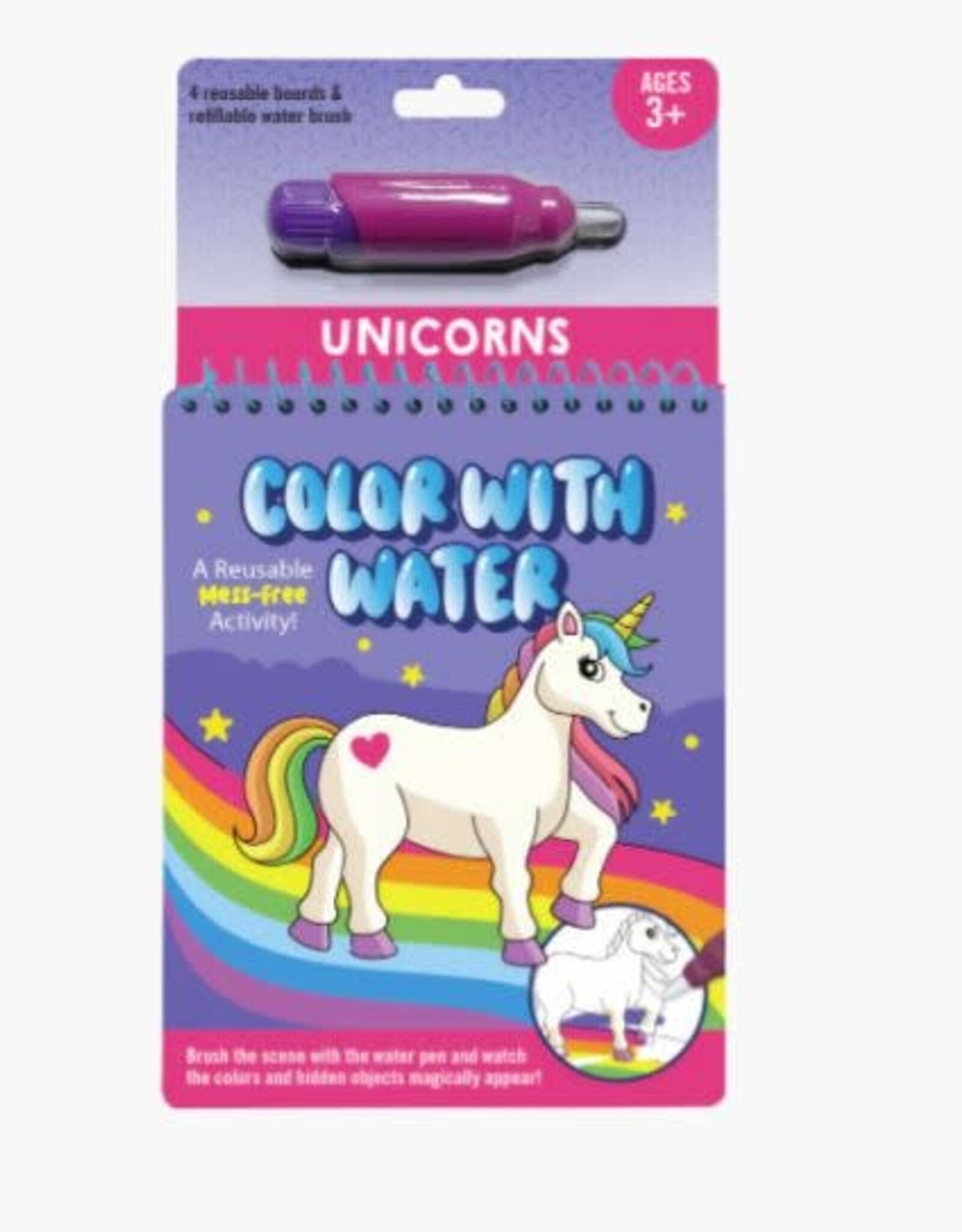 Peter Pauper Press Color With Water - Unicorns
