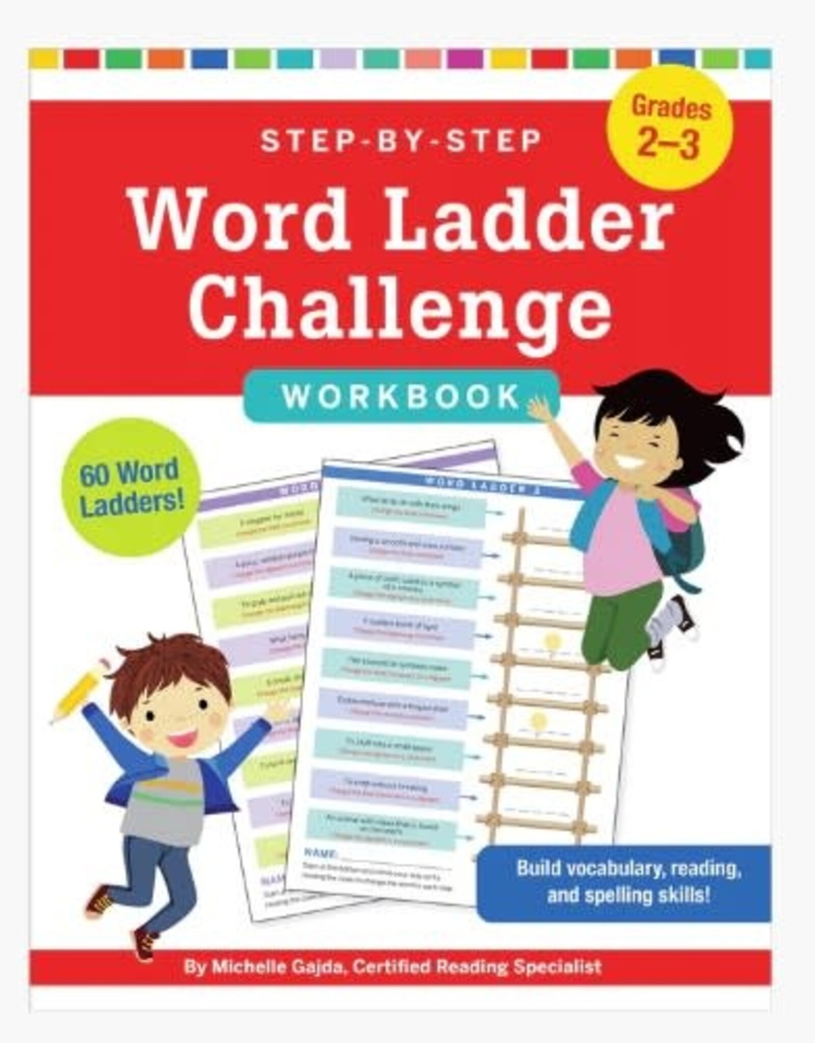 Peter Pauper Press Step-by-Step Word Ladder Challenge Workbook (2-3)
