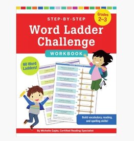 Peter Pauper Press Step-by-Step Word Ladder Challenge Workbook (2-3)