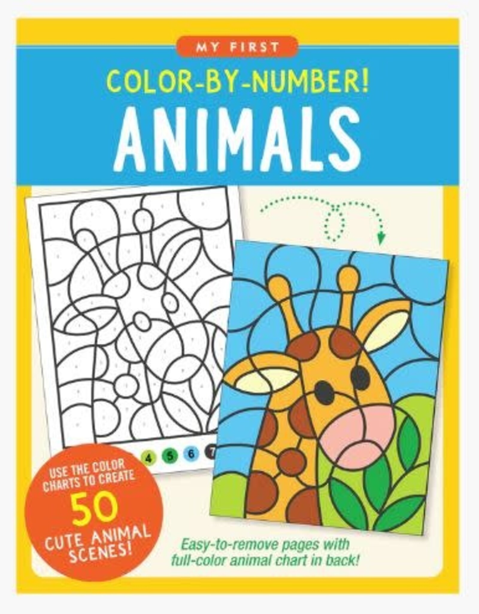 Peter Pauper Press My First Color-by-Number! Animals