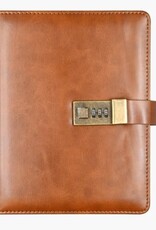 Peter Pauper Press Brown Artisan Locking Journal