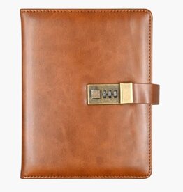 Peter Pauper Press Brown Artisan Locking Journal