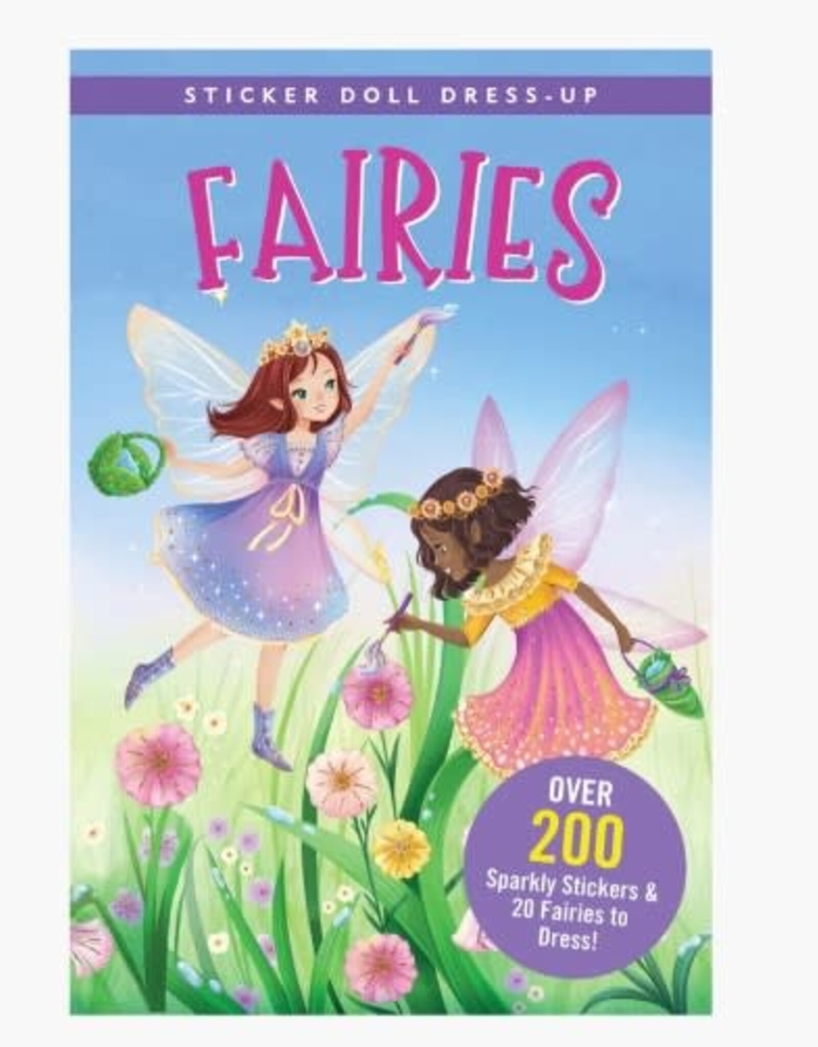 Peter Pauper Press Fairies Sticker Doll Dress-Up Book