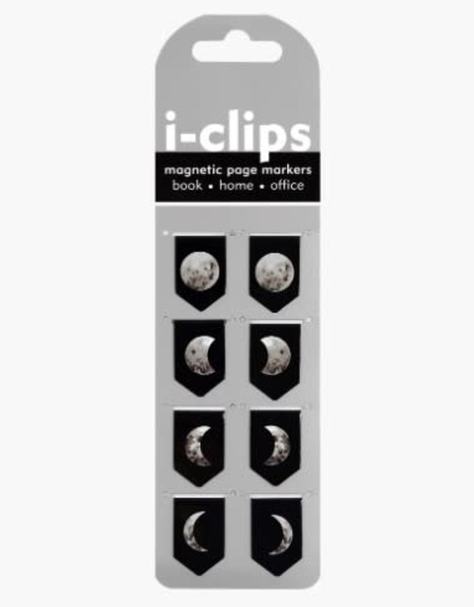 Peter Pauper Press Moon Phases i-clips Magnetic Page Markers