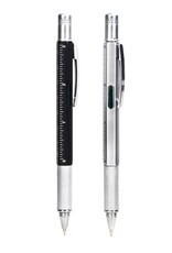 Kikkerland PEN MULTI FUNCTION BLACK/SILVER